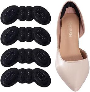 4Pairs Heel Pads for Shoes That are Too Big Heel Inserts for Women Heel Protectors Anti-Slip Heel Grips Liner Cushions Inserts for Women Men Shoe Heel Inserts Prevent Rubbing Blisters Heel Slipping