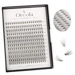 Oreola 20D Individual Lashes Cluster Natural Faux Mink Eyelash Clusters for DIY at Home Volume Individual Lash Extensions 0.07C 8-15mm