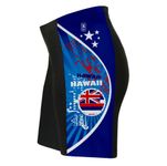 ScudoPro Hawaii Cycling Shorts for Men, Blue, X-Large