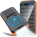 DJKK Solar Power Bank Wireless Char