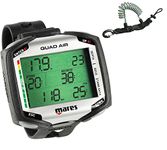 Mares Dive Computer QUAD Air Scuba Diving Computer w/Lanyard Coil