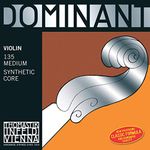 Thomastik-Infeld 135BMS Dominant Violin Strings, Complete Set, 135Bms, 4/4 Size, Chrome Steel Loop End E String