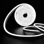 DOJI neon Light Waterproof led Strip Lights,flexibla neon Lights for Decoration | neon Strip Light for Customized Name | Rope Light for Outdoor,Indoor (White, 3 Meter)