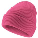 NORTHWIND Winter Cap for Men, Winter Cap for Women, Beanie Cap for Men, Woolen Cap for Men, Woolen Cap for Women, Beanie Cap for Women, Winter wear (Pink)