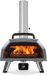 Ooni Karu 2 Pro Multi-Fuel Pizza Oven - Wood and Gas Outdoor Pizza Oven with Pizza Stone & Intergrated Thermometer, Pizza Oven Outdoor, Dual Fuel 16 Inch Pizza Maker, Outdoor Cooking Grill