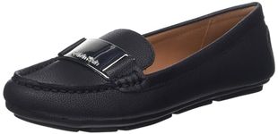 Calvin Klein Unisex-Adult Lisette Loafer Flat, Black, 7.5