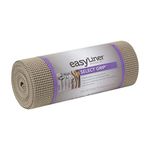 Duck Brand Select Grip Easy Liner Shelf and Drawer Liner, 12-Inch x 20-Feet, Brownstone