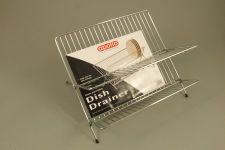 APOLLO Chr Dish Drainer Folding Small, Multi-Colour, 2x36x36