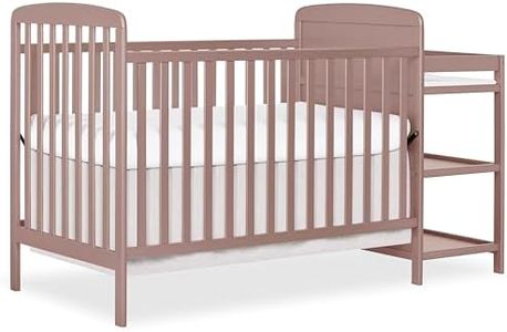 Dream On Me Anna 3-in-1 Convertible Crib and Changer, GREENGUARD Gold