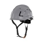 Defender Safety H2 Safety Helmet Hard Hat, Type 2 Class C and E, ANSI Z89.1 and EN 12492 Rated (Class C, Battleship Gray)