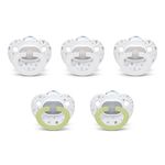 NUK Fashion Orthodontic Pacifiers, 0-6 Months, Timeless Collection, Amazon Exclusive, 5 Pack