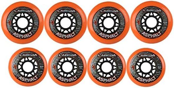 LABEDA WHEELS Roller Hockey GRIPPER ASPHALT HILO 4-76mm Wheels/4-80mm Wheels