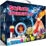 UNGLINGA 260+ Experiments Science Kits for Kids, Birthday Toys Gifts Idea for Boys Girls, S.T.E.M Science Projects, Chemistry Set, Volcano, Gemstone, Earth, Educational Scientific Tools Scientist Set