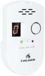 Firlarm Natural Gas Detector, Plug-in Gas Leak Detector for Home, Propane Leak Alarm for RV and Kitchen, with LED Digital Display
