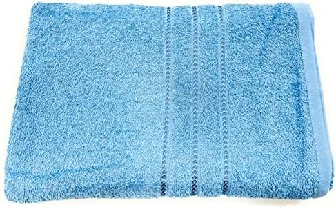 Bombay Dyeing Flora Large Size Bath Towel (Sky Blue)