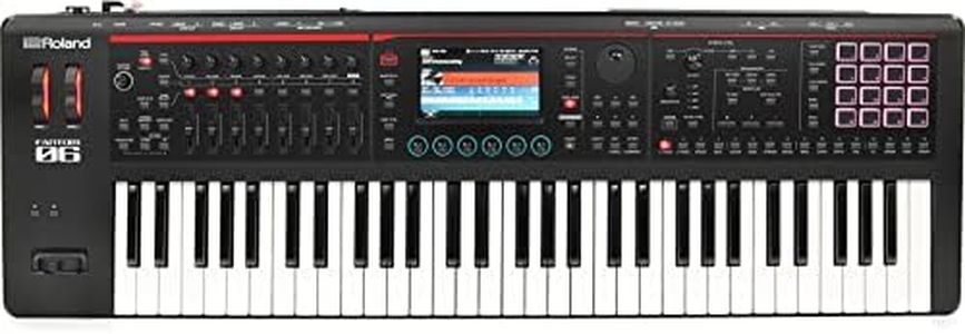 Roland Synthesizer (FANTOM-06),Black, 61-Key