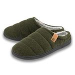 DUNLOP Mens Finlay Mule Slippers MTO - Khaki - UK 7