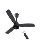atomberg Renesa Enzel 900mm BLDC Ceiling Fan with Remote | BEE 5 star | High Air Delivery | LED Speed Indicator | Low Noise | Sleek Design | Power Saving | 3 Year Warranty | Pebble Grey