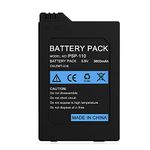 High Capacity Quality Real 3600mAh 3.6V Lithium Ion Polymer Li-ion Polymer Rechargeable Battery Pack Replacement for Sony PSP 1000 PSP-110 Console(NOT Compatible with PSP-2000/3000 or PSP Slim)