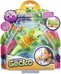 Animagic 926018.006 Let's Go Gecko | Interactive Walking Pet with Over 50 Lights and Sounds, Green