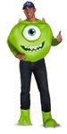 Disguise Men's Disney Pixar Monsters University Mike Deluxe Costume, Green/White/Blue, XX-Large/50-52