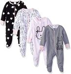 Gerber Baby Girls 4 Pack Sleep 'N P