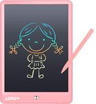 LCD Writing Tablet Colorful 10 Inch Electronic Graphics Doodle Board eWriter Drawing Pad with Memory Lock Gift for Kids & Adults Home School Office Handwriting Tablet -Pink