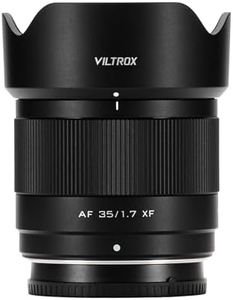 VILTROX 35mm f1.7 Fuji, AF 35mm F1.7 X-Mount for Fujifilm X Mount, Auto Focus X Mount Lens for Fujifilm X-T1 X-T10 X-T2 X-T20 X-T3 X-T4 X-T100 X-T200 X-T30 X-PRO02 XS10 XS20