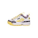 Fila Disruptor F Kids Sneaker, White-Pale Banana, 10 UK Child