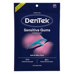 DenTek Comfort Clean Sensitive Gums Floss Picks, Soft & Silky Ribbon Floss that's Gentle on Teeth and Sensitive Gums,150 Floss Picks