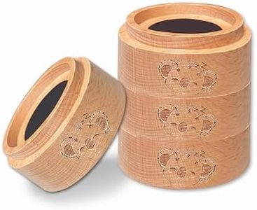 1" Heavy Duty Bed Risers, Bed Lifts, Furniture Risers, Great for Under Bed Storage, Bed, Table, and Chair Lifts, Adds 1" Height to Heavy Furniture or Beds of 4pcs