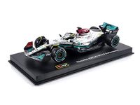 Bburago B18-38066H Formula 1 MB W13 E Performance (2022) with Helmet Hamilton 1:43 Scale Die-Cast Collectible Race Car, Assorted Colours