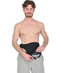 WearWan Colostomy Bag Covers for Women and Men, Ostomy Bag Covers, Ostomy Belt Abdomen (Black, L)