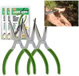 Lawn Jaws The Original Sharktooth Weed Puller Remover & Gardening Tool Weeder (3 Pack)-Pull from The Root Easily! Ergonomic Handheld Weeding Tool for Spring Summer Cleaning, for All Ages & Abilities