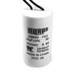 HQRP 20uF 450V Wire Lead Cylinder Motor Run Capacitor Compatible with AC Electric Motor Start HVAC Blower Compressor Pump Electric Sliding Gate Craftsman Drill Press Bandsaw 20MFD CBB60 UL Listed