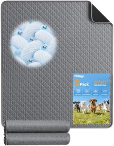 PetDance 【Silver-Ion Infused Fabric】 Clean & Odor Control Washable Pee Pads for Dogs, 【2S Blazing Fast Absorption】 Dog Training Pads for Crate, Sofa, Feeding Area, 36" x 41" , 2 Packs
