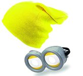 4sold Hat Minion Goggles Fancy Dress Costume Despicable Me Glasses Goggles (Adult Yellow 4)