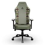 Cybeart | Forest Camo Gaming/Office Chair | 4D Armrest | Inbuilt Lumbar Support | Supreme PU Leather, Ergonomic, Recline & Tilt