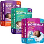 Sposie Diaper Booster Pads - Overnight Inserts, Cloth Diaper Inserts, Sizes N-3, 4-6 & 2T-5T