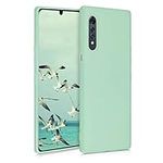 kwmobile Case Compatible with LG Velvet Case - Soft Slim Protective TPU Silicone Cover - Mint Matte