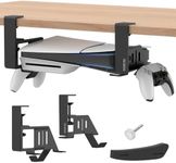 JUSPRO PS5 Under Desk Mount Holder Accessories Compaitble with PS5 Pro/Slim/Disc & Digital Edition Console