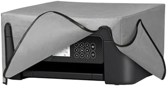 kwmobile Dust Cover Compatible with Epson Expression Home XP-3200 / XP-4200 / XP-4205 - Printer Case - Fabric Protector Cover - Light Grey