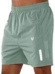 NORTHYARD Men's Athletic Running Shorts Quick Dry Workout Shorts 7"/ 5"/ 9" Lightweight Sports Gym Basketball Shorts Hiking, Lodenfrost, Small