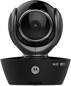 FOCUS WiFi Video Camera, Wireless, Remote Pan, Tilt & Zoom - Home Security Surveillance with Sound, Motion Detection & Temperature Notifications, Two-Way Talk Remote HD Video with Night Vision (Black)