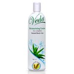 VEDA Herbal Moisturizer Body Lotion for women dry skin and men in winter and summer for oily skin, deep nourishing lotions and moisturisers, great lotion for dry skin, 500ml