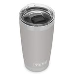 YETI Rambler 20 oz Tumbler, Stainless Steel, Vacuum Insulated with MagSlider Lid, Granite Gray