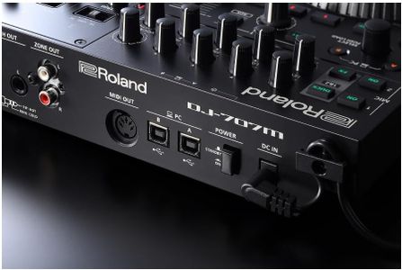 Roland DJ-707M DJ Controller – 4-Channel USB Mixer for DJs