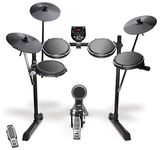 Alesis DM6 USB Kit Electronic Drum Kit with Dual Zone Snare Pad, Kick Drum and Hi-Hat Pedals + USB MIDI Drum Module & Drumsticks