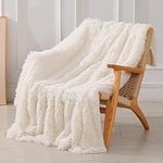 Decorative Extra Soft Faux Fur Blan