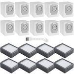 Chrostion Replacement Parts Kit Compatible for iRobot Roomba i7 i7+ i3 i3+ i4 i4+ i5 i5+ i6 i6+ i8 i8+ j7 j7+/Plus j8 j8+ E5 E6 E7 Robot Vacuum,8 Pack HEPA Filters and 10 Pack Vacuum Bags